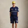 Ralph Lauren 8.5-inch Los Angeles Double-knit Short In Blue