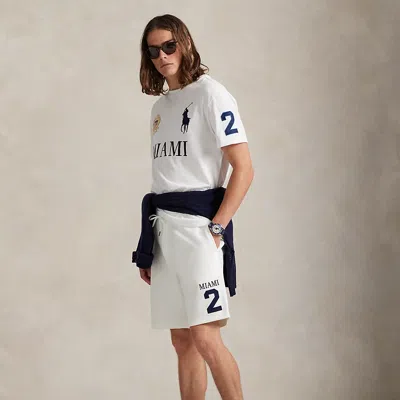 Ralph Lauren 8.5-inch Miami Double-knit Short In White