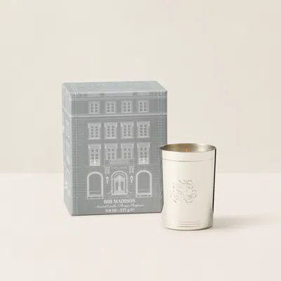 Ralph Lauren 888 Madison Flagship Candle In Silver In Gray