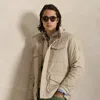 Ralph Lauren Abottson Gabardine Hooded Field Jacket In Neutral