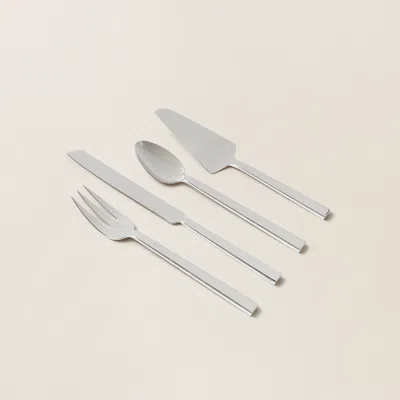 Ralph Lauren Academy 4-piece Serving Set In Silver