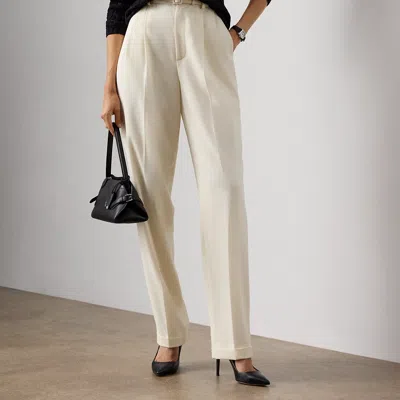 Ralph Lauren Acklie Wool Gabardine Pant In White