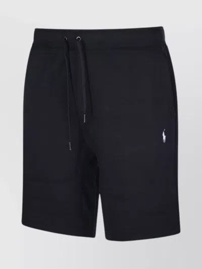 Ralph Lauren Activewear Knee Length Shorts With Back Pocket In Blue