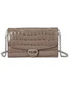 Ralph Lauren Adair Croc-embossed Leather Small Crossbody In Multi