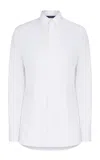 Ralph Lauren Adiren Broadcloth Cotton Shirt In White