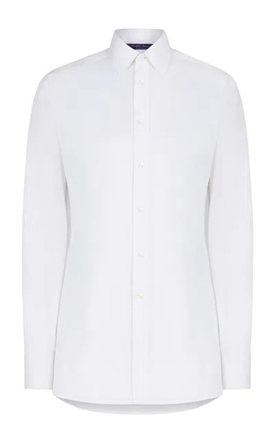 Ralph Lauren Adiren Broadcloth Cotton Shirt In White