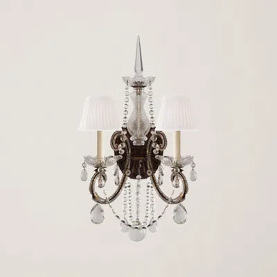 Ralph Lauren Adrianna Double Sconce In Multi
