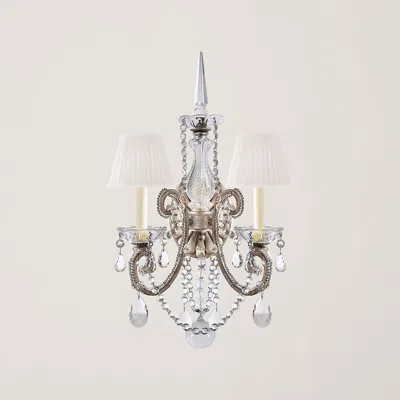 Ralph Lauren Adrianna Double Sconce In White