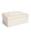 Polo Ralph Lauren Leather Adrienne Box In Cream