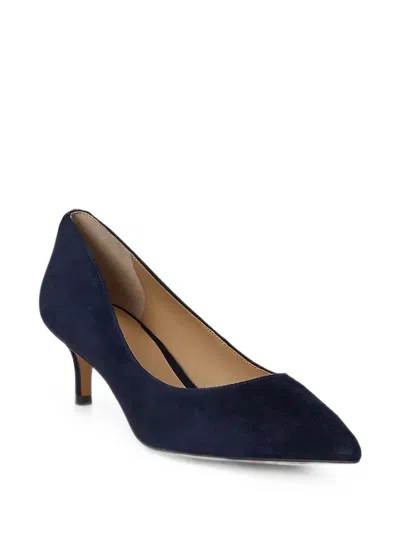 Ralph Lauren Adrienne Pointed-toe Pumps In Blue