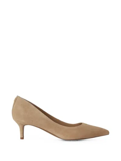 Ralph Lauren Adrienne Pointed-toe Pumps In Neutral