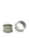Ralph Lauren Aidan Napkin Ring Set (5cm) In Silver