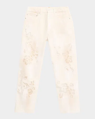 Ralph Lauren Aisling Jean Cotton Denim In Neutral