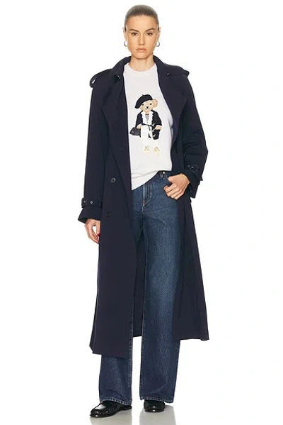Ralph Lauren Alecia Coat In Blue