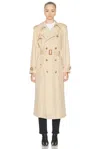 Ralph Lauren Alecia Silk-cotton Trench Coat In Neutral