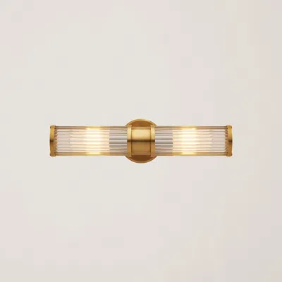 Ralph Lauren Allen Double-light Sconce In Gold