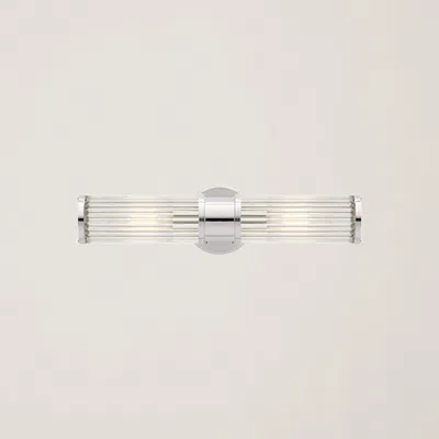 Ralph Lauren Allen Double-light Sconce In Silver