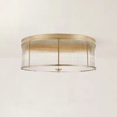 Ralph Lauren Allen Grande Flush Mount In Neutral