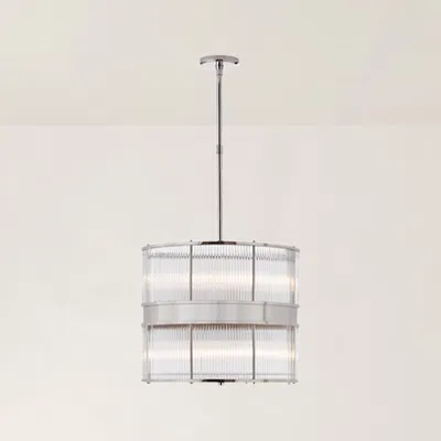Ralph Lauren Allen Large Chandelier In Silver