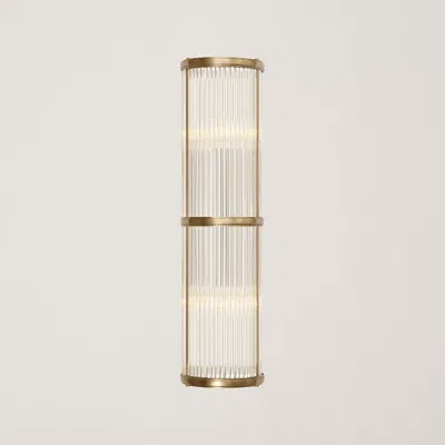 Ralph Lauren Allen Medium Linear Sconce In Gold