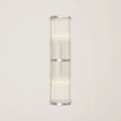 Ralph Lauren Allen Medium Linear Sconce In Silver