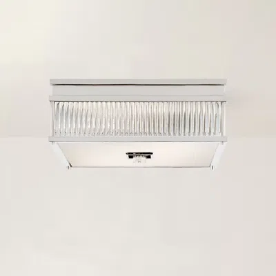 Ralph Lauren Allen Square Flush Mount In White
