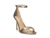 Ralph Lauren Allie Sandals Women's Gold Ankle Strap Sleek Heel Zpo3911 In Gold
