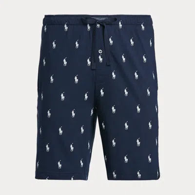 POLO RALPH LAUREN ALLOVER PONY PAJAMA SHORT