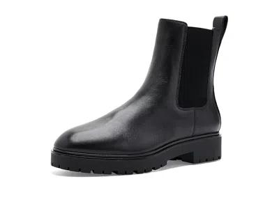 Ralph Lauren Allyson Calfskin Booties Women's Boots Black: 8.5 B - Medium, Leather