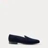 Ralph Lauren Alonzo Velvet Slipper In Blue