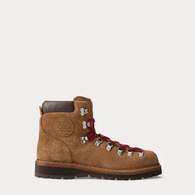 Ralph Lauren Alpine Suede Trail Boot In Brown