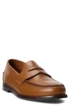 Ralph Lauren Alston Penny Loafer In Brown