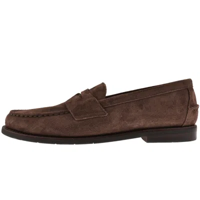 Ralph Lauren Alston Penny Loafers Brown