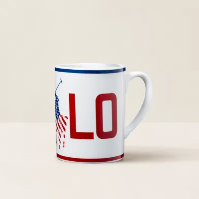 Polo Ralph Lauren Americana Logo Mug In Red/white/blue In Multi