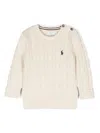 Polo Ralph Lauren Cable-knit Cotton Sweater In Cream