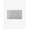 Polo Ralph Lauren Andover Heather Andover Logo-embroidered Cotton Bath Mat 55cm X 90cm In Andover Heather
