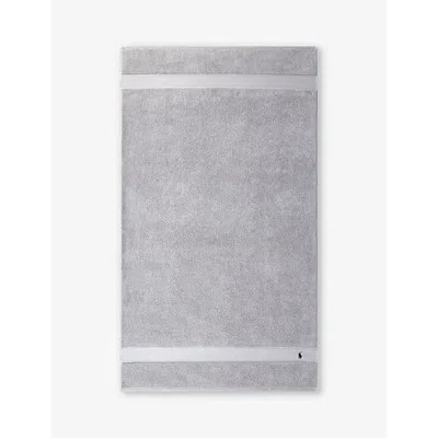 Polo Ralph Lauren Andover Heather Andover Logo-embroidered Cotton Bath Sheet 90cm X 160cm