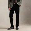 Ralph Lauren Andover Slim Fit Stretch Corduroy Pant In Black