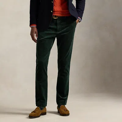 Ralph Lauren Andover Slim Fit Stretch Corduroy Pant In Green