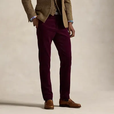Ralph Lauren Andover Slim Fit Stretch Corduroy Pant In Red