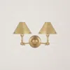 Ralph Lauren Anette Double Sconce In Brown