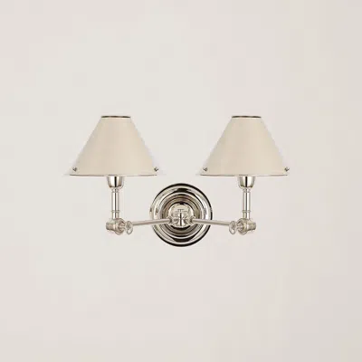 Ralph Lauren Anette Double Sconce In White