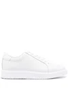 Ralph Lauren Angeline 4 Leather Sneakers In Weiss