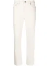 Ralph Lauren Ankle-length Straight Trousers In Neutrals