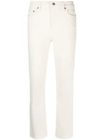 Ralph Lauren Ankle-length Straight Trousers In Neutrals