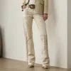 Ralph Lauren Annabeth Embellished Fringe Suede Pant