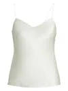 Ralph Lauren Annelia V-neck Spaghetti-straps Tank Top In Neutral