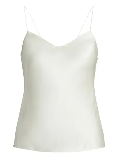 Ralph Lauren Annelia V-neck Spaghetti-straps Tank Top In Neutral