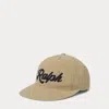Polo Ralph Lauren Appliquéd Twill Ball Cap In Cafe Tan