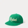 Polo Ralph Lauren Appliquéd Twill Ball Cap In Hillside Green